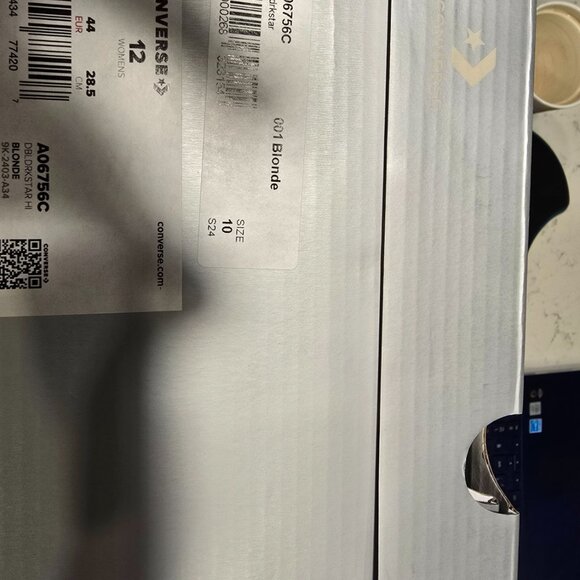 Converse x DRKSHDW DBL DRKSTR OVERDYE Chuck 70 ‘Blonde' A06756C MENS SIZE 10 NEW - Picture 10 of 16